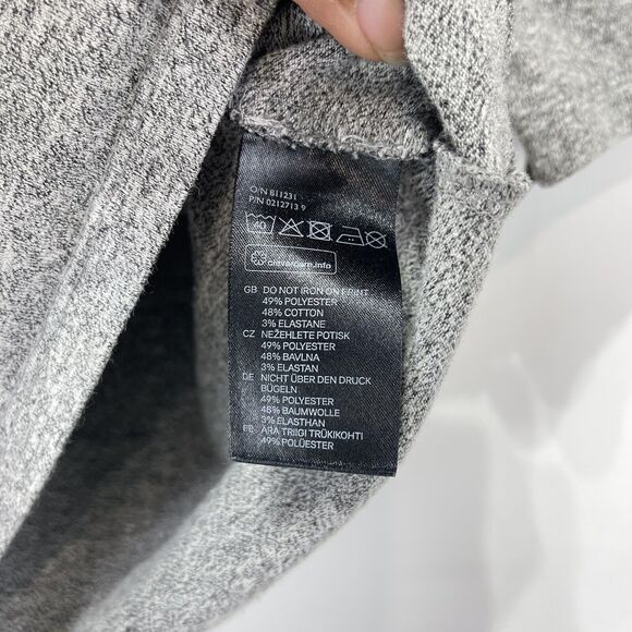 HM Women Medium Cropped Shirt Gray J'aimeles Mauvais Garcons - Picture 5 of 13